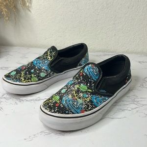 Vans - Kids Classic Slip-On Cosmic Glow Shoes Size 2.5